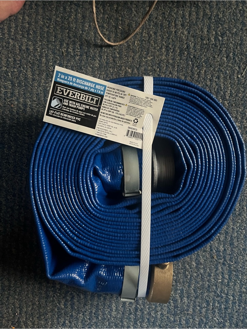 Discharge hose brand new